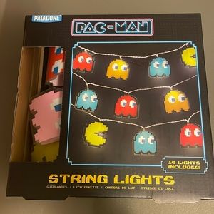 PAC MAN string lights